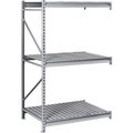 Tennsco Tennsco Bulk Storage Rack - 48"W x 36"D x 72"H - Add-On - 3 Shelf Levels - Steel Deck - Light Gray BU-483672CA-LGY